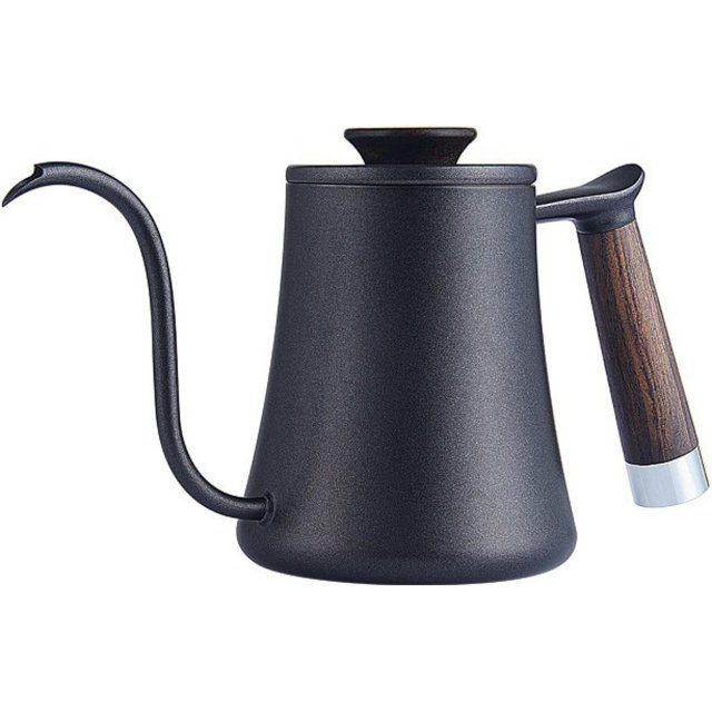 Pour-Over Coffee Pot, drip Coffee Extraction Pot, Utensil Set, Long spout, Thin Mouth Filter jug, Stainless Steel Pour-Over Pot