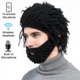 thumbnail image 3 of Bangcool Halloween Music Hat Handmade Creative Tassel Funny Beanie Bearded Knit Hat, 3 of 7