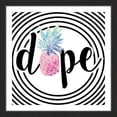 thumbnail image 2 of Marmont Hill "Dope Pineapple" by Diana Alcala Framed Painting Print, 2 of 2