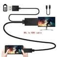 thumbnail image 3 of Cable MHL MicroUSB A Hd-Mi 1080P Hd Tv Para Adaptador 5Pin 11Pin, 3 of 6
