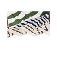 thumbnail image 4 of INSPIRE CHIC Women's Crinkle Pleated Stripe Rhombus Neck Scarf Crumple Neckerchief Green, 4 of 5