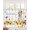 Yellow, variant on Sunflowers Dog Sheer Curtains 84 Inch Length 2 Panels Set for Living Room/Bedroom, Spring Watercolor Floral Stars Grey Plaid Kitchen Curtains Grommet Semi-Sheer Curtains Window Treatments 42"x84"x2