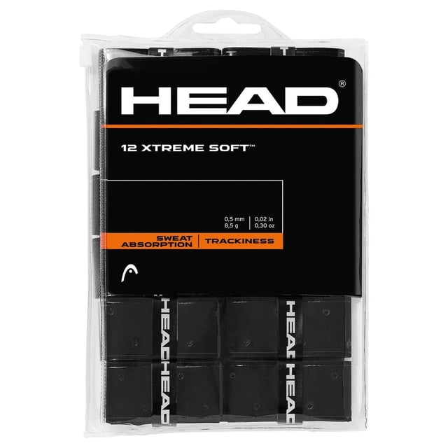 Overgrip HEAD Xtreme Soft Negro Paquete de 12