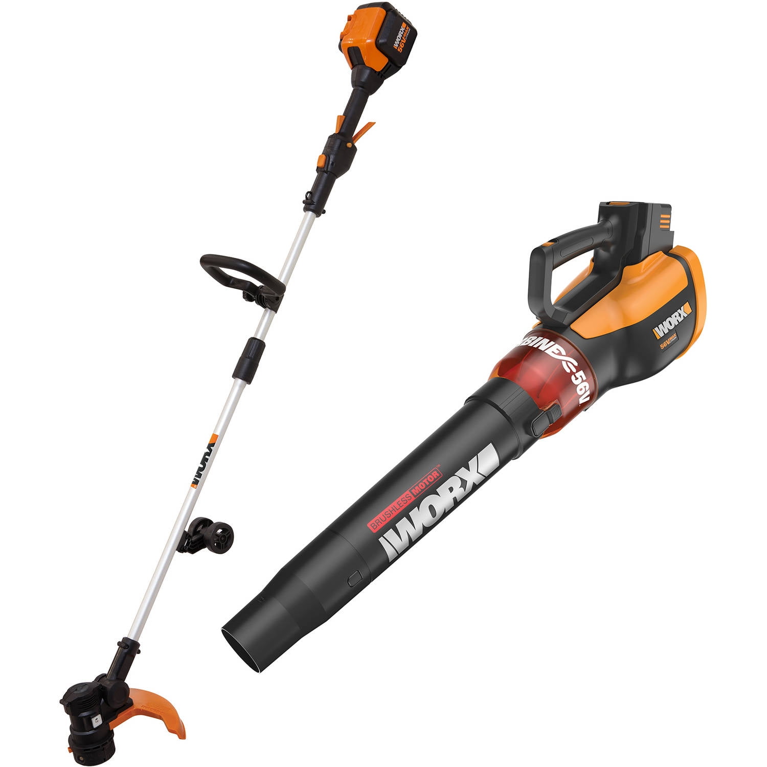 Worx 56V Cordless 2Piece Combo Kit, Includes WG191 and WG591