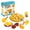 C, variant on Kids Pretend Cutting Play Food Toy Kit, Dessert Cake Pizza Fast Food Role Play Playset with Slicable Fake Food Tableware, Simulation Kitchen Cooking Toys for Toddlers Boys Girls Birthday Party Gifts