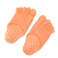 thumbnail image 2 of par de zapatos de fiesta de Halloween, pantuflas falsas para pies descalzos, 2 of 2