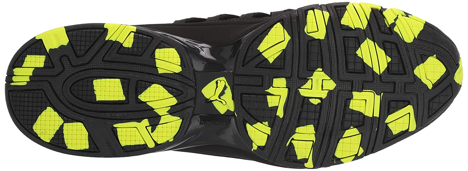 puma axelion black yellow