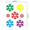 thumbnail image 4 of facefd Christmas Static Sticker Fridge Window PVC Decal Home Office Shop Self-adhesive Decoration, Snowflake, 4 of 7