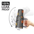 thumbnail image 3 of Gray Halloween Pumpkins Bats and Faces Tumbler with Handle and Lid,40oz Double Wall Vacuum Insulated Tumbler,Cups Gift for Women and Men, 3 of 7