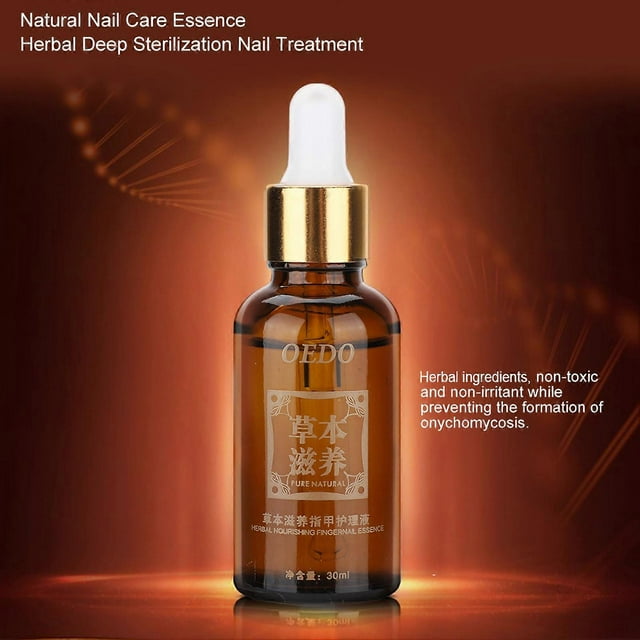 OEDO 30ml Natural Nail Care Essence Fungus Removal Oil Herbal Deep Sterilization Nail Treatment