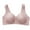 Gray, variant on WCMZJ Daisy Bras for Older Women Plus Size No Underwire Front Closure Comfort Senior Wireless Snap Closing Bra