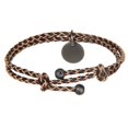 thumbnail image 1 of Punk Rock de cuero Wrap Brazalete novio marrón Sunnimix Brazalete trenzado vintage, 1 of 7