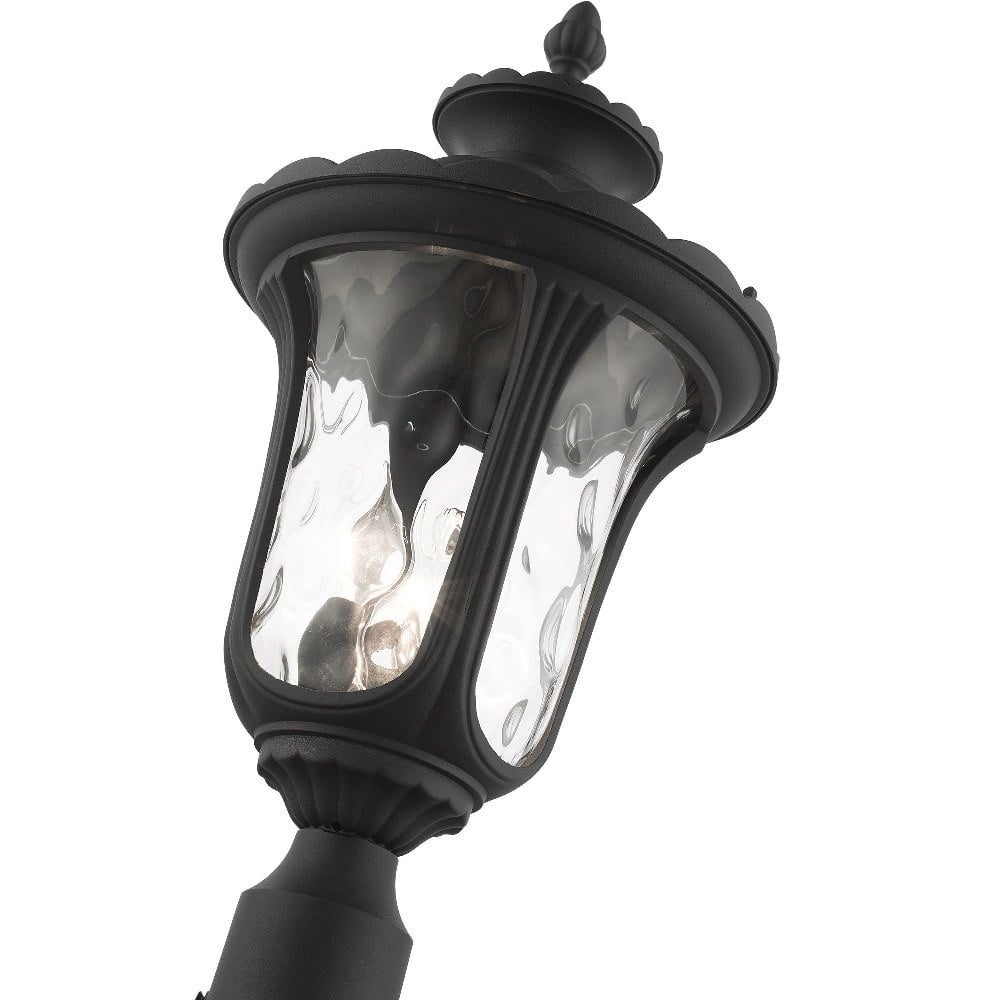 Livex Lighting - Oxford - 3 Light Outdoor Post Top Lantern in Traditional Style