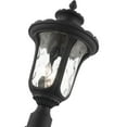 thumbnail image 6 of Livex Lighting Oxford 3 Light Outdoor Post Lantern, 6 of 7