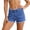 Dark Blue, variant on Women Mid Rise Jeans Shorts Frayed Fringed Summer Stretchy Casual Denim Shorts with Pockets S-2XL Black