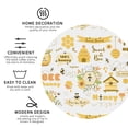 thumbnail image 4 of Bingfone Vintage Farm Bee Cute Honey Leather Drinks Coasters with Set of 6,Suitable for Home Kitchen,Coffee Cup Coasters Home Gift, 4 of 9