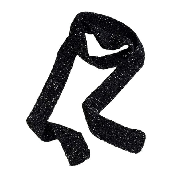 ZPAQI Sparkling Sequins Scarf Female All Matching Long Neck Scarf Fashion Neck Warmer