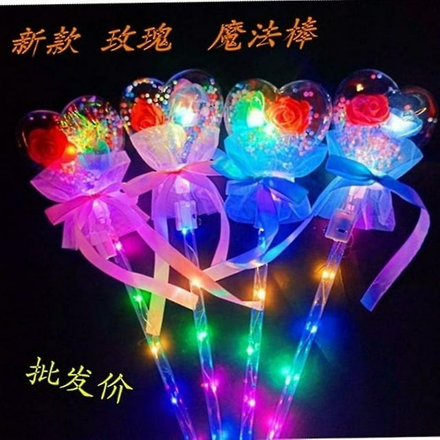 Fairy Wand Magic Luminous Wave Ball Starry Night Market Stalls Push Li