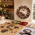 thumbnail image 5 of Clearance! Santa Sleigh Wreath Diamond Art Hanging Kit for Adults, DIY Red Bow Suncatcher Craft, Special Shaped Rhinestone Window Pendant, Home Christmas Decor, 5 of 9