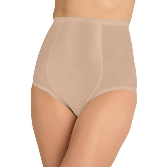 Secret Solutions Women's Plus Size Power Mesh Firm Control Shaping Brief