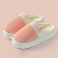 thumbnail image 2 of Gaexia Fuzzy Slippers Women,Slippers for Winter Home Use Thick Soled Warm and for Autumn and Winter Season,Outdoor Slippers, 2 of 7