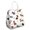 Dachshund Footprint Bone, variant on Cute Dogs Insulated Lunch Bag for Women & Adults,Large Portable Soft Cooler Lunch Bag,Thermal Food Storage Tote with Pearl Cotton,8.66L,8.75x5.75x9.5 Inch