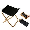 thumbnail image 1 of GOOHOCHY 1Pcs Rectangular Golden Metal Stool Portable for Outdoor Use, 1 of 8