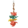 thumbnail image 2 of Wood Star Chewing Toy, Reducing Boredom Physical Activity Bite Resistant Attractive Bird Wood Star Toy  For Budgies For Bird Exercise For Lovebird Wood Color,Colorful, 2 of 8