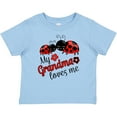 thumbnail image 3 of Inktastic My Grandma Loves Me with Cute Ladybugs Boys or Girls Baby T-Shirt, 3 of 5