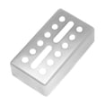 thumbnail image 2 of Tapa de pastilla de guitarra, tapa de guitarra eléctrica, espaciado de orificios, pieza de repuesto, doble de 12 orificios Plata 50 mm, 2 of 9