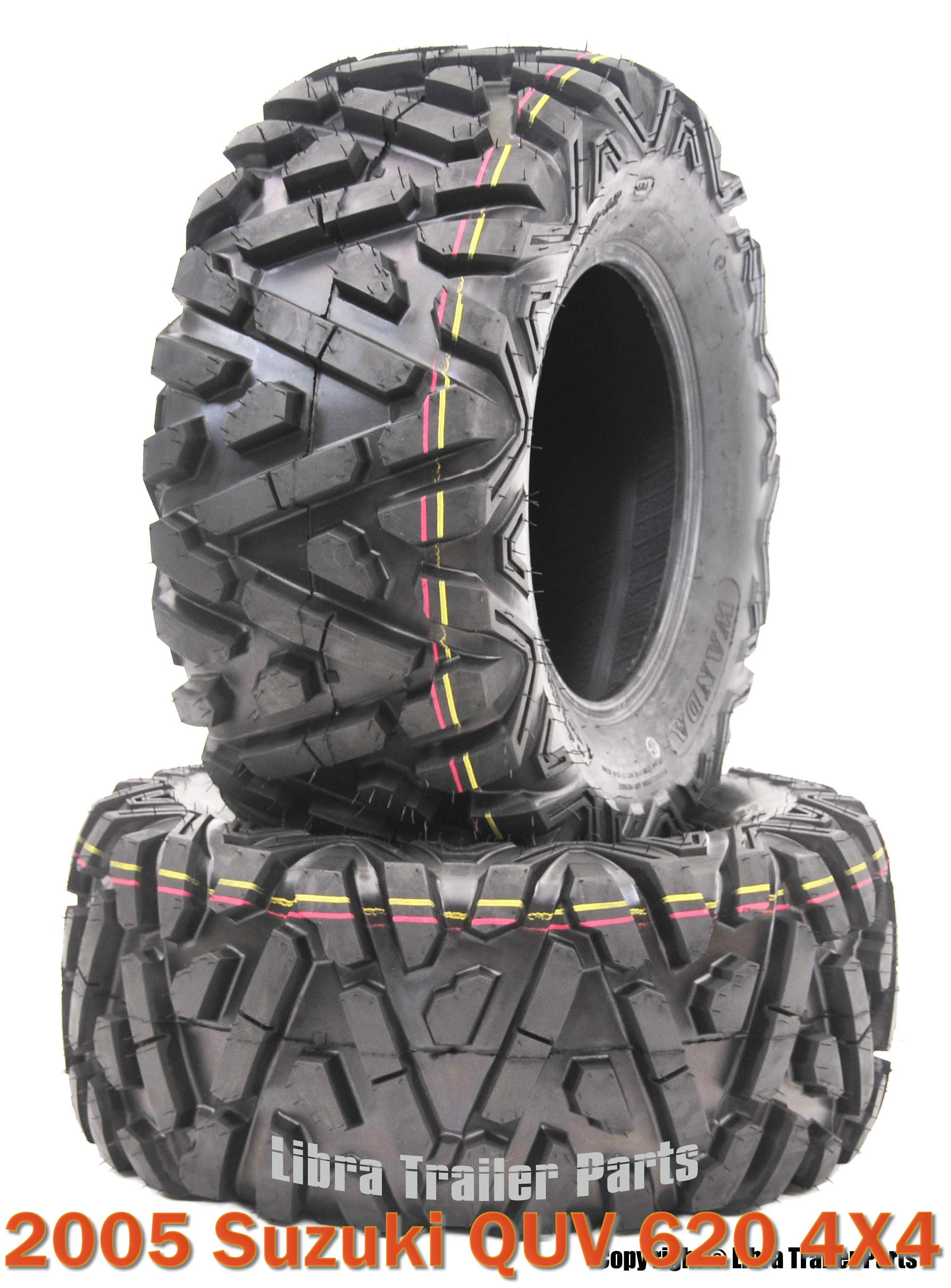 Set 2 UTV ATV tires 23x1110 6PR for 2005 Suzuki QUV 620 4X4