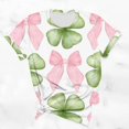 thumbnail image 4 of KIHOUT Nouveaux Arrivlas T-Shirts pour Femmes Fête de la Saint-Patrick, Mode Grande Taille Col Rond Manches Courtes T-Shirt Imprimé Vert, Taille P-5TG, 4 of 5