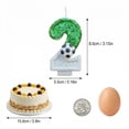 thumbnail image 3 of International Soccer Celebration Digital Birthday Candles - Football Themed Candles for Game Day Soccer Essentials, Safe Cake Decor & Gift, 3 of 9