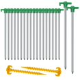 thumbnail image 1 of Estacas para Tienda AVOFOREST 20+2 Piezas Resistente 25 cm Metal Antióxido, 1 of 7