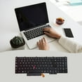 thumbnail image 4 of Keyboards Curved Design Input Apparatus Protective Fluent Typing Backlit Computer Accessory Anti-slide Pointer Anti-slide Replacement for ThinkPad P51, 4 of 6