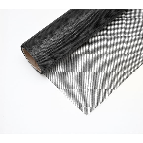 Screen Mesh Roll for Sliding Screen Door, Window, Porch or Patio, Fiberglass Standard Duty 72 in. x 25 ft., Install, Repair, Screen Door Replacement, Charcoal (1 Roll)