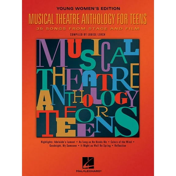 Musical Theatre Anthology for Teens, Young Women's Edition, (Paperback)