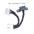 thumbnail image 3 of Sidaley Cable de extensión ABS de 16 pines macho a hembra doble, adaptador divisor, Cable de extensión OBDII Vehículos, repuestos y accesorios Mis, 3 of 6