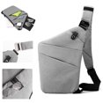 thumbnail image 1 of Bolsa de viaje Elloy Doc con bandolera antirrobo, segura, gris, 1 of 6