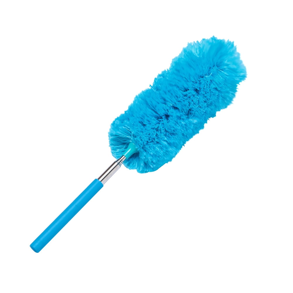 Extendable Telescopic Magic Microfibre Cleaning Duster Extending Washable Brush 