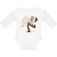 thumbnail image 3 of Inktastic Happy Harvest Scarecrow Boys or Girls Long Sleeve Baby Bodysuit, 3 of 5