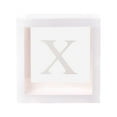 thumbnail image 1 of YWOAGH Diy Party Decoration White Transparent Balloons for Events Birthday Celebrations Wedding Customizable 26 Letters Celebration Balloons for Scene Layouts Event & Party X, 1 of 8
