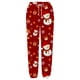 thumbnail image 2 of Gibobby pantalones deportivos Mujer Otoño e Invierno Casual moda Navidad divertido impreso cintura elástica pantalones deportivos pantalones casuales (Rojo, L), 2 of 5
