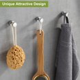 thumbnail image 2 of Waterproof Suction Cup Hooks for Bathroom, Rustproof Hooks with Minimalist Design, Ideal for Daily Use in Various Spaces (5PCS), 2 of 5