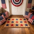 thumbnail image 6 of Dpityserensio Independence Day Doormat 16 x 24 Inch, Patriotic 4th of July Imitation Coir Style Doormat And Entryway Floor Mat, 6 of 6
