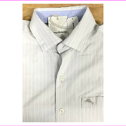 Tommy Bahama Newport Coast Seas Stripe Long Sleeve Shirt - Grey ,M