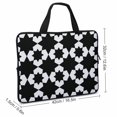 thumbnail image 2 of AWERP Colorful Color Blocks and Lines, Simple style Laptop Bag Diving Fabric Computer Protective Handle Case Laptop Sleeve Carrying Bag 17inch, 2 of 5