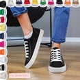 thumbnail image 4 of The Fashion Supply Skylar Canvas Women's Sneakers - Canvas Shoes for Women Sneakers, Comfortable Sneakers for Women, Tan, 6, 4 of 5