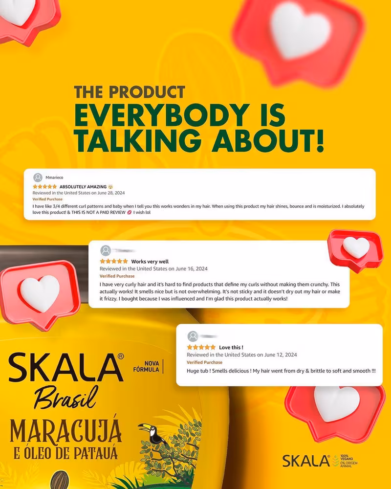 thumbnail image 2 of Skala Curly Queen Bundle – 4-Pack Curl Care Routine Set Shampoo + Conditioner + 2 Curl Creams – Deep Hydration & Definition for Curly and Coily Hair, 2 of 4