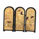 thumbnail image 2 of Adorno de pantalla plegable, divisor de mesa pequeño, paisajismo tradicional, pájaros y Estilo C, 2 of 9